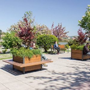 Banc & jardinière