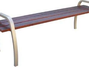 BANC INTERLUDE ACIER & BOIS