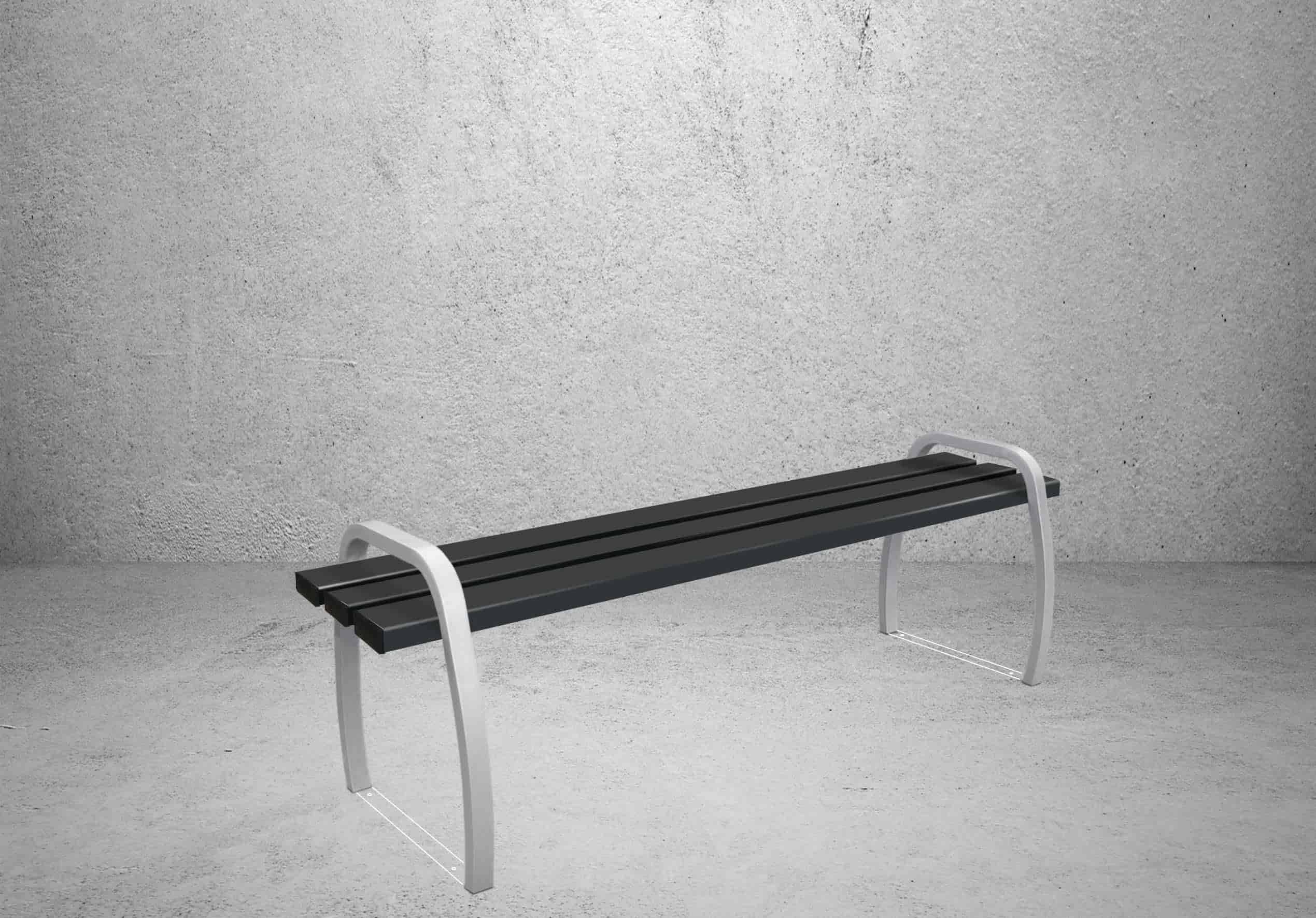 BANC INTERLUDE ACIER