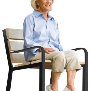 FAUTEUIL SENIOR ACIER & BOIS