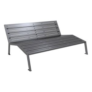 CHAISE LONGUE acier