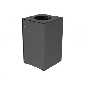 CORBEILLE "KUB" acier