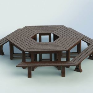 TABLE HEXAGONALE