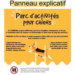 PANNEAU EXPLICATIF CANIPARC